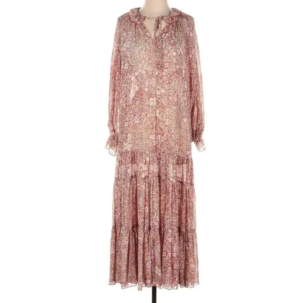 Free People Feeling Groovy Maxi Floral Small Dress - Picture 2 of 7